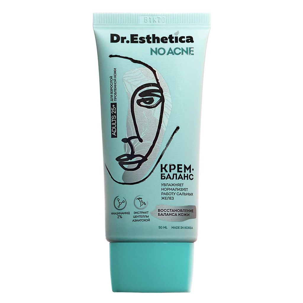 фото упаковки Dr.Esthetica No Acne Крем-баланс для кожи склонной к акне